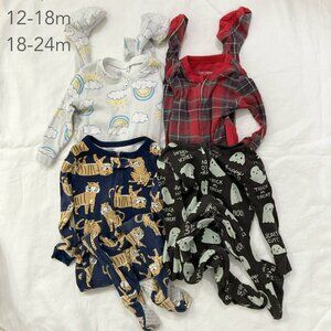 🪴5/$30 Old Navy Carter's Uniqlo 12-18 18-24 Months Toddler Baby Sleepers Lot